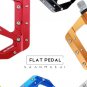 Orange_New GX flat foot pedal Sealed Bike Pedals CNC Aluminum Body For MTB Road Mountain Bike 3 Bear