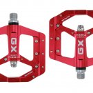 Red_New GX flat foot pedal Sealed Bike Pedals CNC Aluminum Body For MTB Road Mountain Bike 3 Bearing Red_New GX flat foot pedal Sealed Bike Pedals CNC Aluminum Body For MTB Road Mountain Bike 3 Bearing