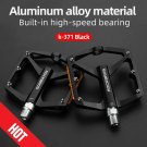 37210003001_ROCKBROS Bicycle Pedals Save Effort Aluminum Alloy Anti-slip MTB Road Mountain Reflectiv