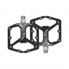 K203 black_ENLEE MTB Bicycle Pedal Aluminum Alloy Wide Flat XC DH Bicycle Pedal Ultra Light Bicycle 