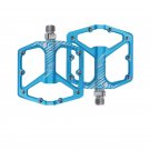 K203 blue_ENLEE MTB Bicycle Pedal Aluminum Alloy Wide Flat XC DH Bicycle Pedal Ultra Light Bicycle P