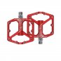 K203 red_ENLEE MTB Bicycle Pedal Aluminum Alloy Wide Flat XC DH Bicycle Pedal Ultra Light Bicycle Pe