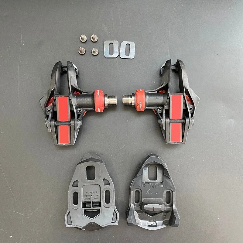 TIM 12 LOGO_165g ultra light Road Pedals Carbon Ti Tianium road bicycle bike pedals with cleats