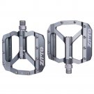 JT01-Titanium_ZTTO MTB Bearing Aluminum Alloy Flat Pedal Bicycle Good Grip Lightweight 9/16 Pedals B JT01-Titanium_ZTTO MTB Bearing Aluminum Alloy Flat Pedal Bicycle Good Grip Lightweight 9/16 Pedals B
