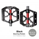 X12S-Anode black_Bicycle Pedals Ultralight Anti-slip CNC BMX MTB Road Bike Pedal Cycling 3 Sealed Be