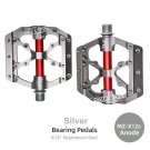 X12S-Anode silvery_Bicycle Pedals Ultralight Anti-slip CNC BMX MTB Road Bike Pedal Cycling 3 Sealed 
