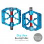 X12S-Anode sky blue_Bicycle Pedals Ultralight Anti-slip CNC BMX MTB Road Bike Pedal Cycling 3 Sealed