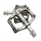 Silve_Road Bicycle 3 Bearing Pedal Outdoor Off-road Mountain Bike Cycling Pedal Aluminum Alloy Anti-