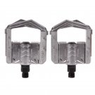 F265 silver_WELLGO F178 F265 Pedal Mountain Bike Folding Bicycle Pedals Aluminum Alloy/PP Folding Se