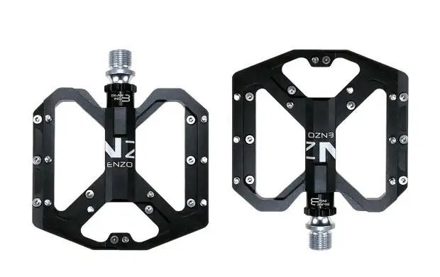 black_2020 New Flat Bike Pedals MTB Road 3 Sealed Bearings Bicycle Pedals Mountain Bike Pedals Wide 
