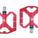 Red_2020 New Flat Bike Pedals MTB Road 3 Sealed Bearings Bicycle Pedals Mountain Bike Pedals Wide Pl Red_2020 New Flat Bike Pedals MTB Road 3 Sealed Bearings Bicycle Pedals Mountain Bike Pedals Wide Pl