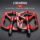 097 Red_WEST BIKING Carbon Fiber Tube Bicycle Pedals MTB BMX Road Bike Cycling Footrest Lightweight 097 Red_WEST BIKING Carbon Fiber Tube Bicycle Pedals MTB BMX Road Bike Cycling Footrest Lightweight