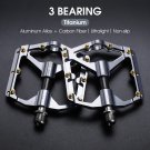 097 Titanium_WEST BIKING Carbon Fiber Tube Bicycle Pedals MTB BMX Road Bike Cycling Footrest Lightwe 097 Titanium_WEST BIKING Carbon Fiber Tube Bicycle Pedals MTB BMX Road Bike Cycling Footrest Lightwe