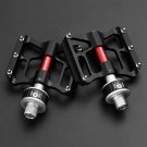 K3462F-BK_ROCKBROS Bicycle Pedales Mtb Quick Release CNC Rainproof Seal Bearing 8.2cm Widened Non-sl