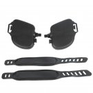 Black_New 1Pair Exercise Bike Pedal Widened Bicycle Pedal With Pedal Straps For Exercise Bike Statio Black_New 1Pair Exercise Bike Pedal Widened Bicycle Pedal With Pedal Straps For Exercise Bike Statio