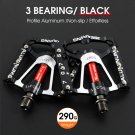 083 Black 3 Bearing_Ultralight 3 Bearings Pedal Bicycle Bike Pedal Anti-slip CNC BMX MTB Road Bike P