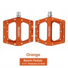 MZ-326 orange_New Mountain Bike Pedals MTB Pedal Aluminum Bicycle Wide Platform Flat Pedals 9/16"  S