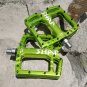 Blue_Ultra-light MITO Mountain Bike Pedal Seal 3 Bearing Polished Hollow Non-slip Flat Feet Mtb Bicy