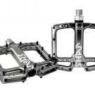 Titanium_Ultra-light MITO Mountain Bike Pedal Seal 3 Bearing Polished Hollow Non-slip Flat Feet Mtb 