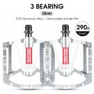 083 3 Bearing Sliver_WEST BIKING Ultralight Bicycle Pedals Sealed Bearing Aluminium Alloy Cycling No