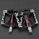 black_ROCKBROS Bicycle Pedals,Ultralight Reflective Bearing Anti-slip Bike Pedals,Aluminum Alloy MTB