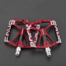 red_ROCKBROS Bicycle Pedals,Ultralight Reflective Bearing Anti-slip Bike Pedals,Aluminum Alloy MTB R red_ROCKBROS Bicycle Pedals,Ultralight Reflective Bearing Anti-slip Bike Pedals,Aluminum Alloy MTB R