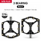 MTB Plus Black_WEST BIKING Bicycle Pedals 3 Bearings Ultralight Carbon Fiber Road Bike Pedals BMX MT MTB Plus Black_WEST BIKING Bicycle Pedals 3 Bearings Ultralight Carbon Fiber Road Bike Pedals BMX MT