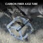 MTB Plus Red_WEST BIKING Bicycle Pedals 3 Bearings Ultralight Carbon Fiber Road Bike Pedals BMX MTB