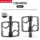 Road Mini Black_WEST BIKING Bicycle Pedals 3 Bearings Ultralight Carbon Fiber Road Bike Pedals BMX M Road Mini Black_WEST BIKING Bicycle Pedals 3 Bearings Ultralight Carbon Fiber Road Bike Pedals BMX M