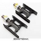 pedal Black_Aceoffix for Brompton Bike Ultralight Pedal Quick Release Adaptors for Brompton MKS ezy pedal Black_Aceoffix for Brompton Bike Ultralight Pedal Quick Release Adaptors for Brompton MKS ezy
