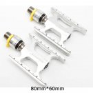 pedal Silver_Aceoffix for Brompton Bike Ultralight Pedal Quick Release Adaptors for Brompton MKS ezy