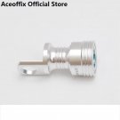 Silver Holder_Aceoffix for Brompton Bike Ultralight Pedal Quick Release Adaptors for Brompton MKS ez Silver Holder_Aceoffix for Brompton Bike Ultralight Pedal Quick Release Adaptors for Brompton MKS ez
