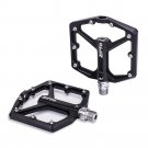 JT07-BLACK_ZTTO MTB CNC Aluminum Alloy Ultralight Flat Pedal AM Enduro Bike Smooth Bearings 9/16 Thr
