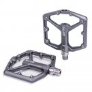 JT07-Gray_ZTTO MTB CNC Aluminum Alloy Ultralight Flat Pedal AM Enduro Bike Smooth Bearings 9/16 Thre