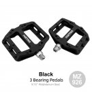 MZ926 Black_Bicycle Pedal Anti-slip Ultralight Nylon MTB Mountain Bike Pedal 3 Sealed Bearings Pedal