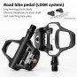 LP-R31_ROCKBROS SPD-SL Cycling Road Bike Bicycle Self-locking Pedals Ultralight Aluminum Alloy 2 Sea