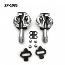 108S_ZERAY MTB Pedals with Cleat ZP-108S ZP-109S Compatible with SPD Self-locking Aluminum Alloy Dou 108S_ZERAY MTB Pedals with Cleat ZP-108S ZP-109S Compatible with SPD Self-locking Aluminum Alloy Dou