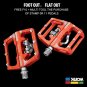 BRS pedal Blue_Racework Bicycle Pedals Mtb Spd Sl Footrest Double Function Contact Platform Aluminio