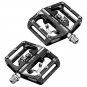 BRS pedal Red_Racework Bicycle Pedals Mtb Spd Sl Footrest Double Function Contact Platform Aluminio 