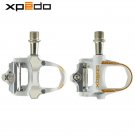 White_Wellgo Xpedo XRF07MC Pedals Magnesium Alloy Triple Cartridge Bearings Road Bike Clipless Pedal