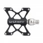 Yellow_Quick release pedal hollow ultra-light folding bike anti-theft pedal litepro for brompton bir