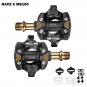 gold_SPD X-M8100 Ultra-light MTB Pedals Bike Self-Locking DU Bearing Mountain Die Casting Carbon