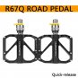 R27_Quick Release Folding Bike Pedal Ultra-light Aluminum Alloy MTB Road Bike Non-slip Bicycle Pedal