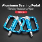 K306-BL_ROCKBROS Bike Pedals Ultralight Effortless Aluminum Alloy Bearing Cycling Pedals Widen Non-s K306-BL_ROCKBROS Bike Pedals Ultralight Effortless Aluminum Alloy Bearing Cycling Pedals Widen Non-s