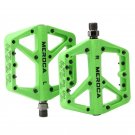 Green_Bicycle Pedals Mountain Bike Nylon Pedal Flat Bike Pedals MTB Road 3 Sealed Bearings Bicycle P
