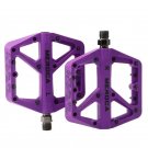 Purple_Bicycle Pedals Mountain Bike Nylon Pedal Flat Bike Pedals MTB Road 3 Sealed Bearings Bicycle 
