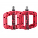 M991 red_Mountain Bike Ultra Light Nylon Platform Pedal For Bicycle Footrest Clipless Pedals Flat Be M991 red_Mountain Bike Ultra Light Nylon Platform Pedal For Bicycle Footrest Clipless Pedals Flat Be