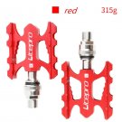 red_Litepro Folding Bike Quick Release Pedal Ultra-light CNC Aluminum Alloy MTB Road Bike Non-slip Q