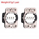 A_Road bike Pedal Cleats self-locking pedal cleat three-hole conversion splint protective cover for 