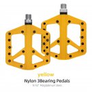 MZ929 yellow_MZYRH Bike Pedal Nylon 3 Bearing Bicycle Pedals Ultra-Light Anti-Slip Road MTB Pedal W MZ929 yellow_MZYRH Bike Pedal Nylon 3 Bearing Bicycle Pedals Ultra-Light Anti-Slip Road MTB Pedal W